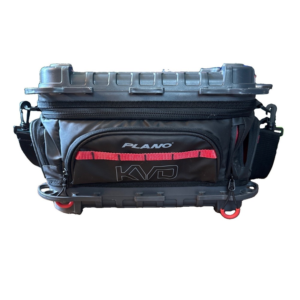 Bass Fishing Tackle. Kvd plano Box. Crank Baits Soft Plastics Terminal Tackle